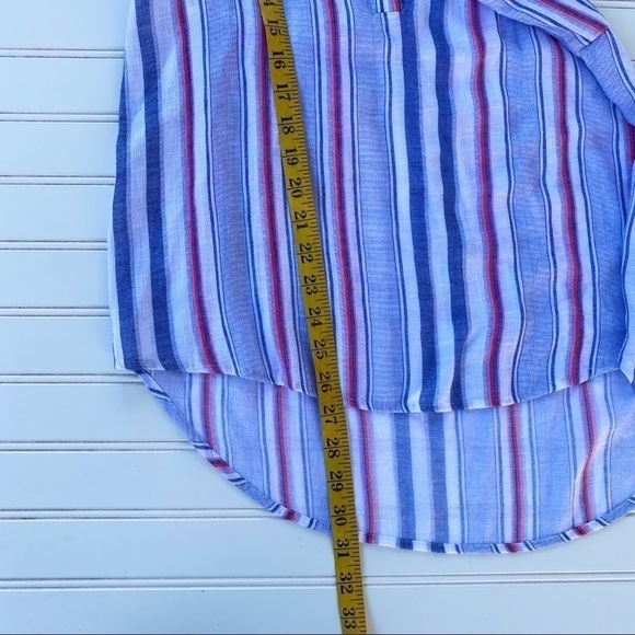 Fred David striped Sleeveless Shirt Size Small - Picture 10 of 10